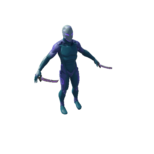 Cyborg Ninja Killer Green-purple
